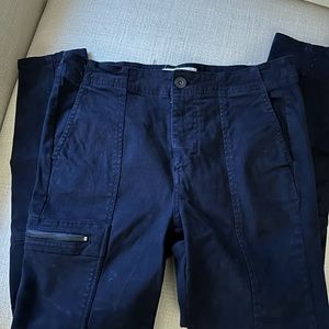 Anthropologie - navy ankle chino - size 28